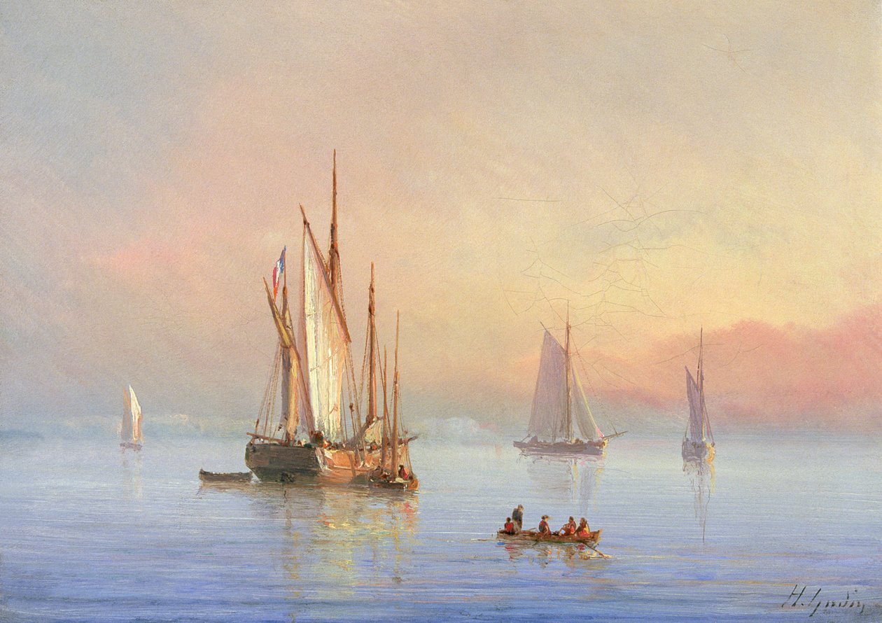 Wysyłka w spokoju autorstwa Herminie or Henriette Gudin