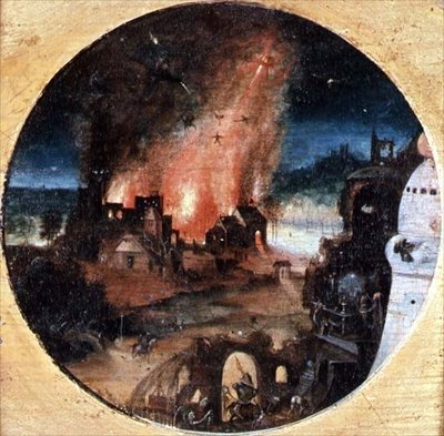 Kuszenie św. Antoniego autorstwa Herri met de (c.1510 p.1550) Bles