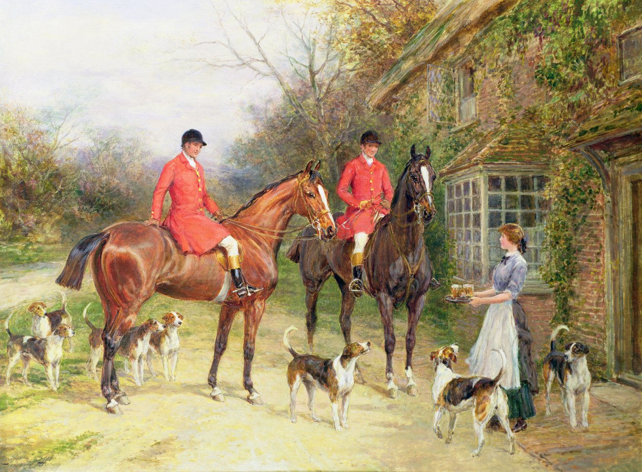 Zatrzymaj się w Fox Inn autorstwa Heywood Hardy