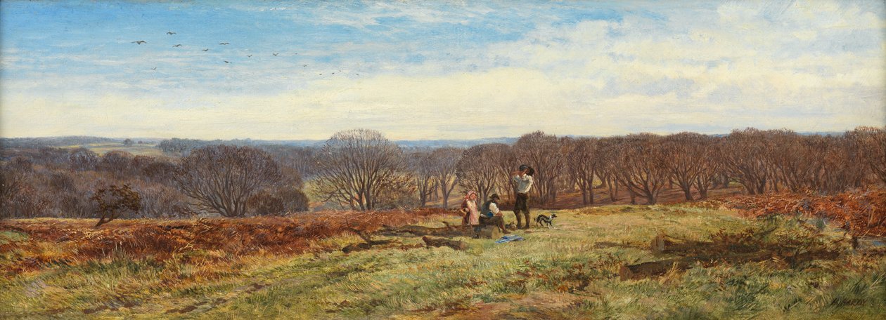W New Forest, Hampshire autorstwa Heywood Hardy