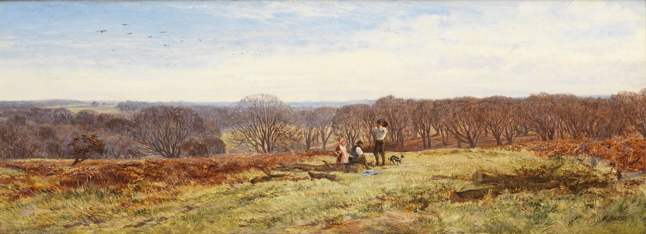W New Forest, Hampshire autorstwa Heywood Hardy