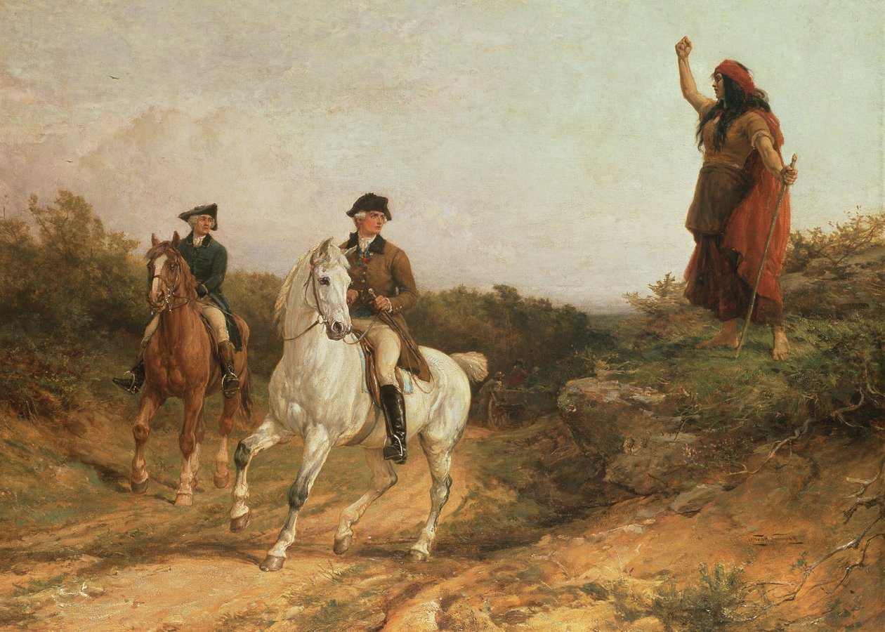 Meg Merrilies z wiersza Keatsa Stara Meg była Cyganką autorstwa Heywood Hardy