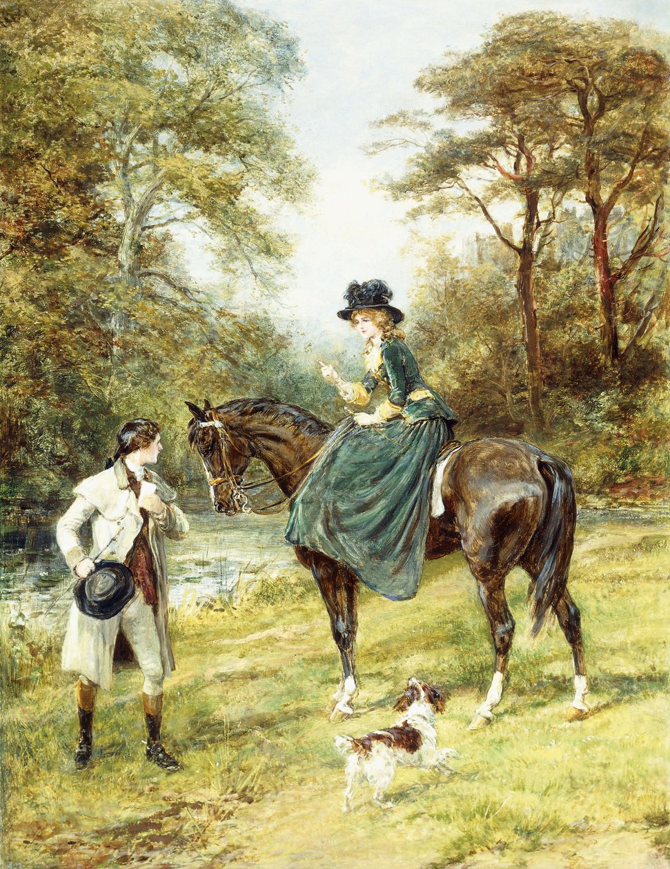 Spotkanie, autorstwa Heywood Hardy