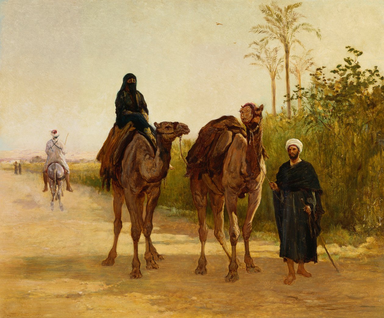 Podróżnicy, 1874 autorstwa Heywood Hardy