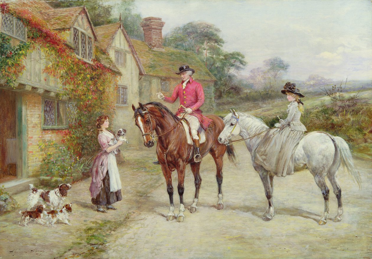 Pierwsza przerwa w rodzinie autorstwa Heywood Hardy