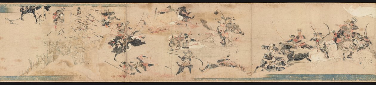 Gosannen Kassen Emaki autorstwa Hidanokami Korehisa