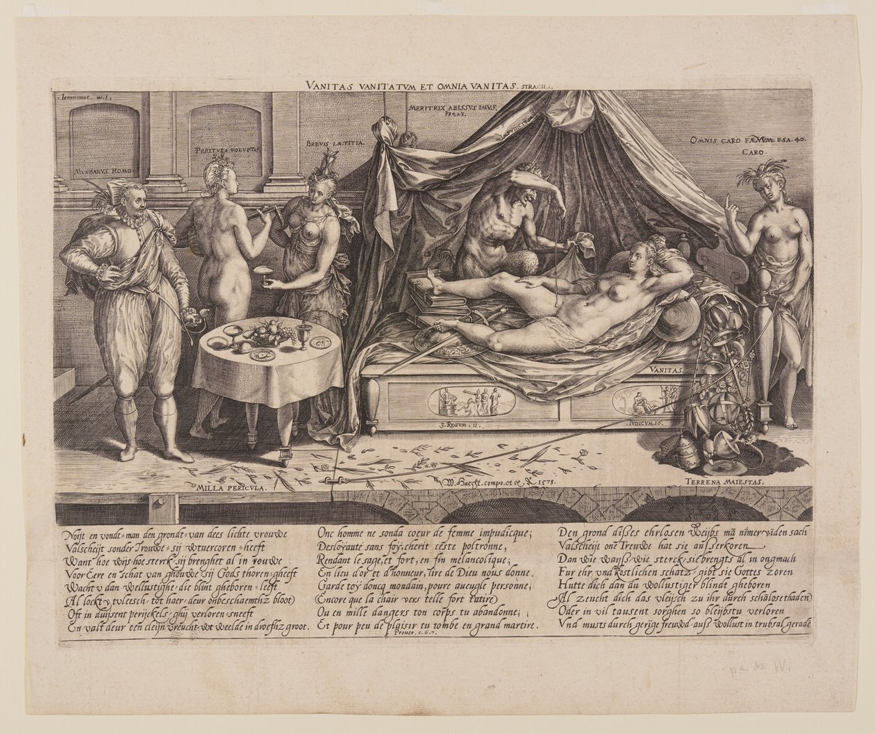Vanitas autorstwa Hieronymous Wierix