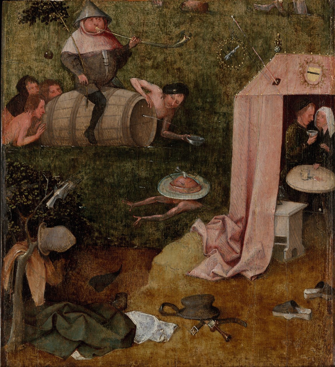 Alegoria obżarstwa i pożądania autorstwa Hieronymus Bosch