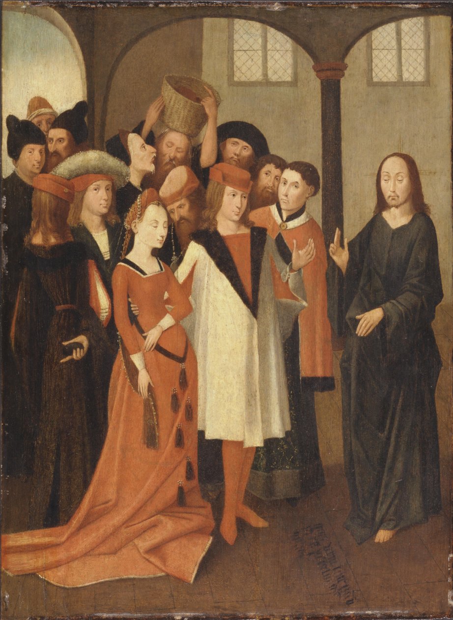 Chrystus i cudzołożnica autorstwa Hieronymus Bosch