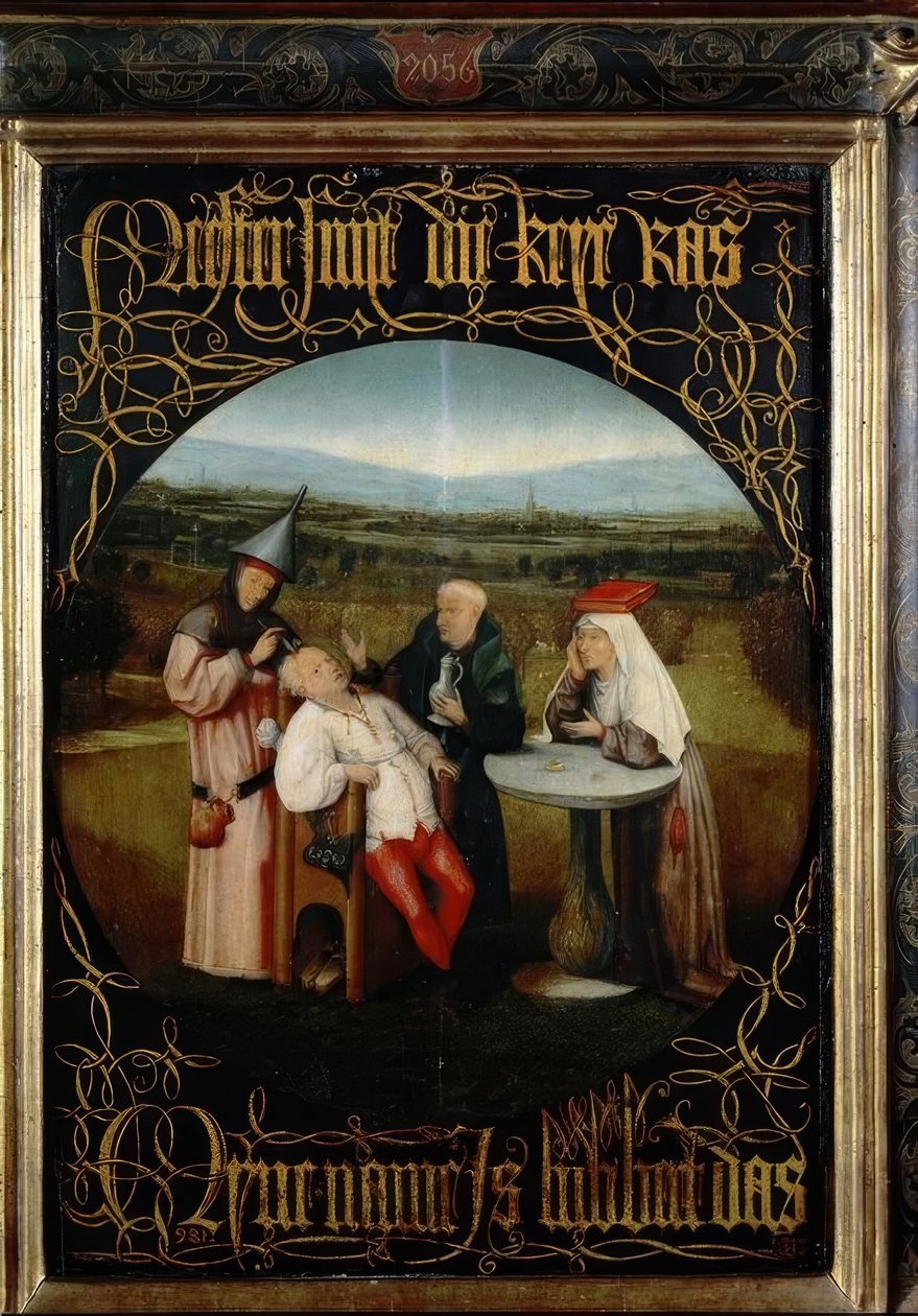 Cięcie kamienia autorstwa Hieronymus Bosch