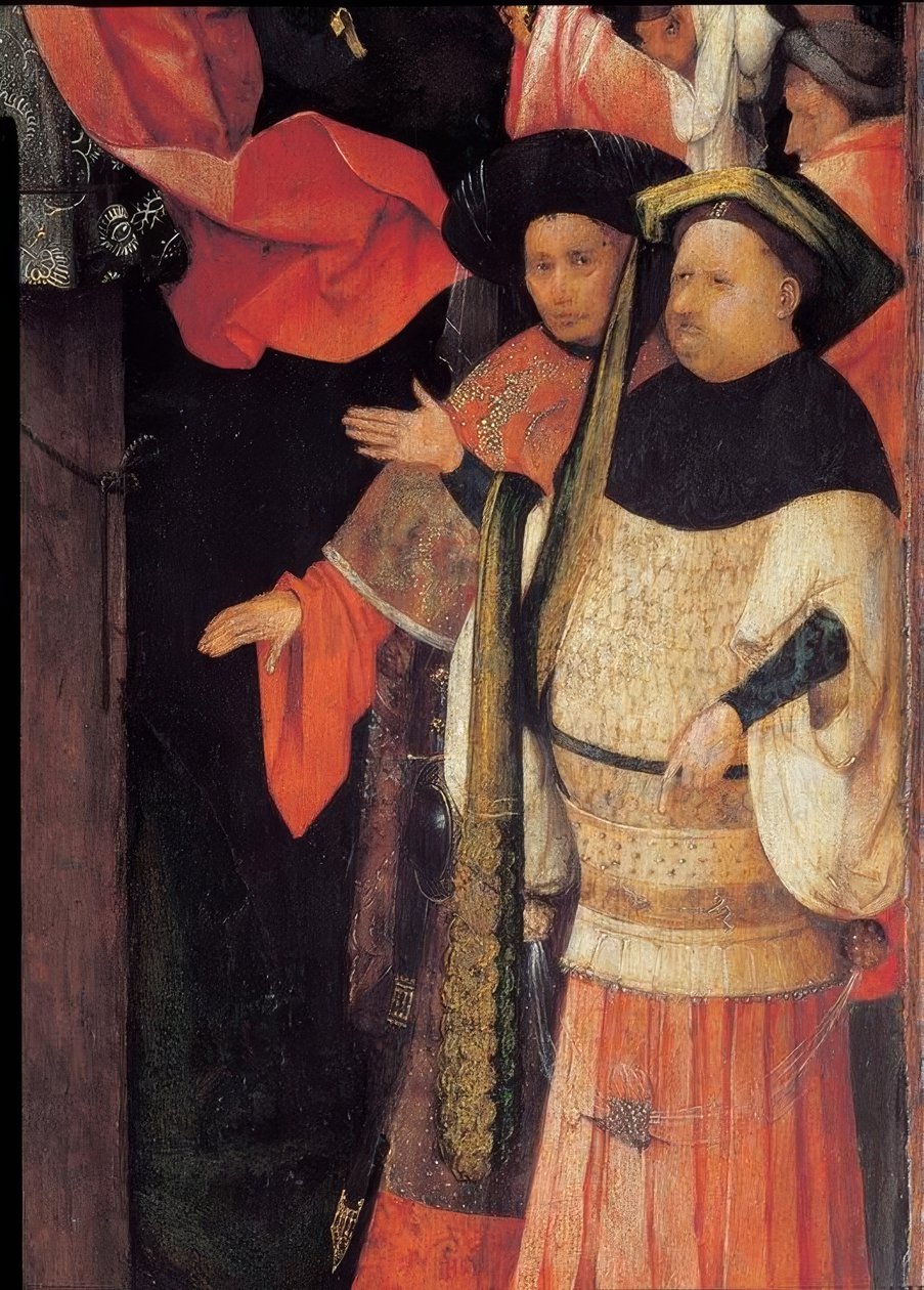 Ukrzyżowanie św. Julii (lub Liberaty) autorstwa Hieronymus Bosch