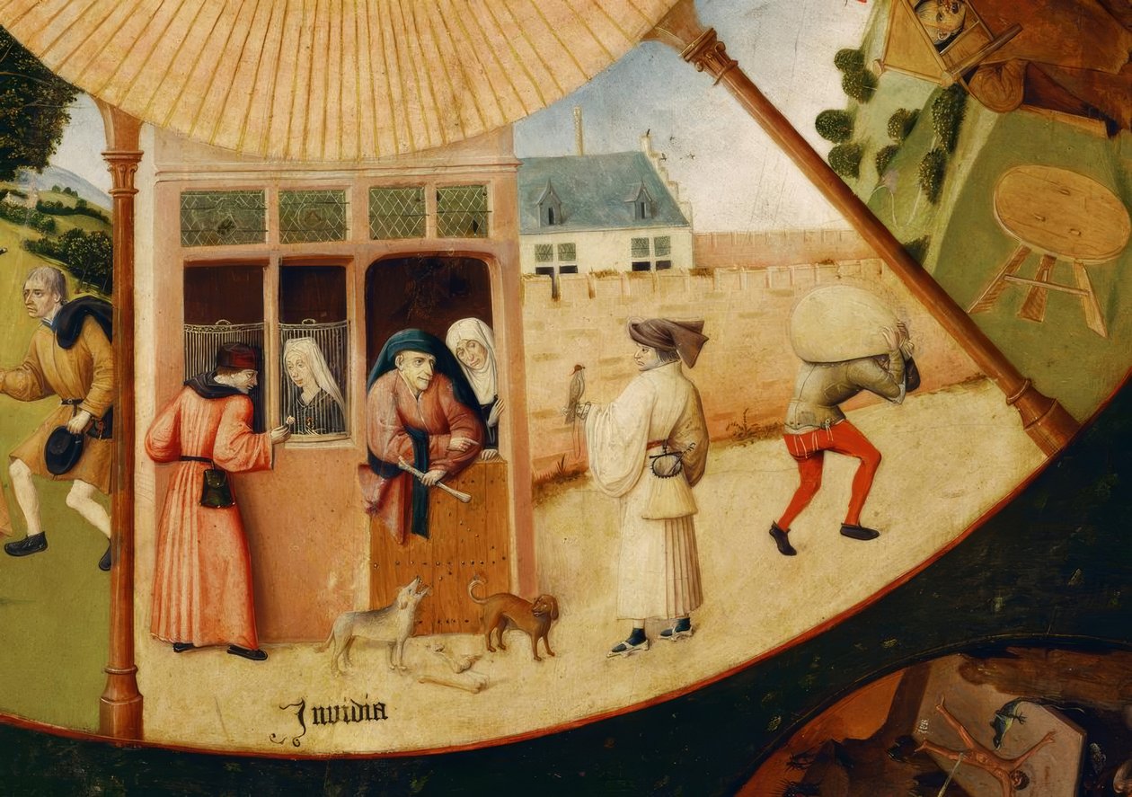 Siedem głównych grzechów i cztery ostatnie rzeczy autorstwa Hieronymus Bosch