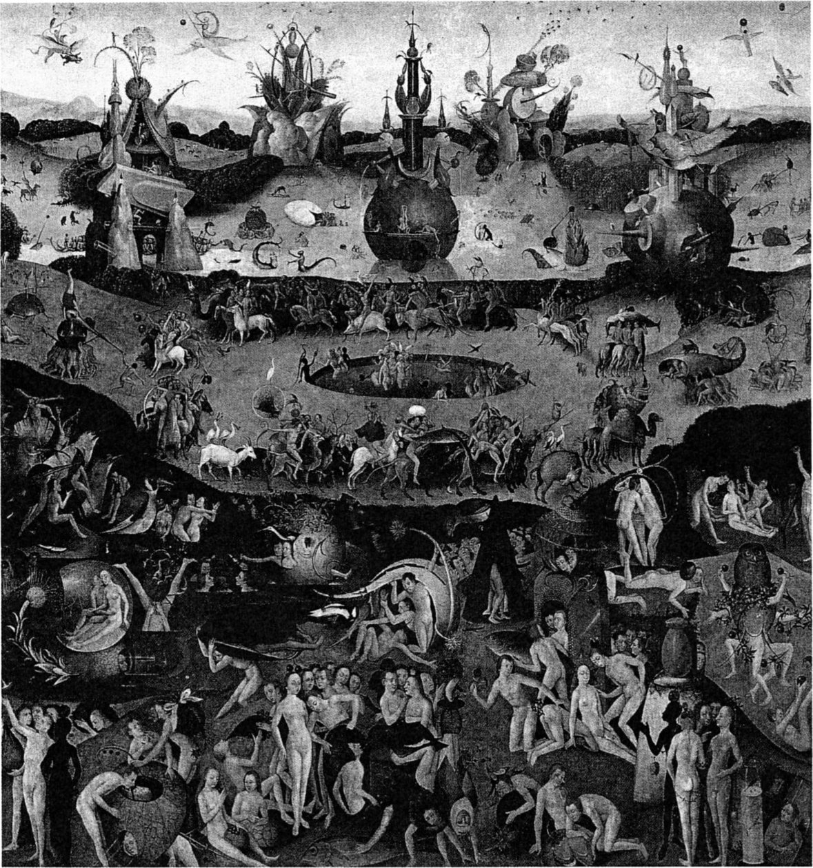 Olej przeniesiony z panelu na płótno autorstwa Hieronymus Bosch