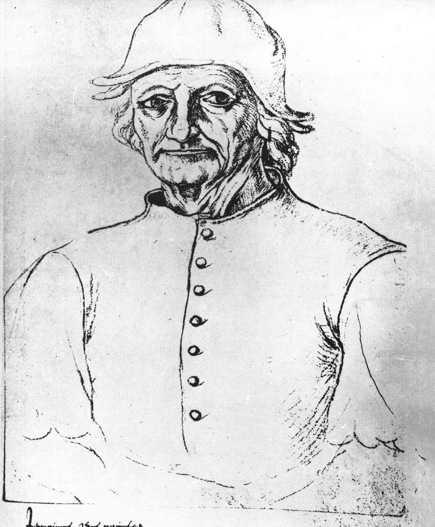 Portret Hieronima Boscha autorstwa Hieronymus Bosch