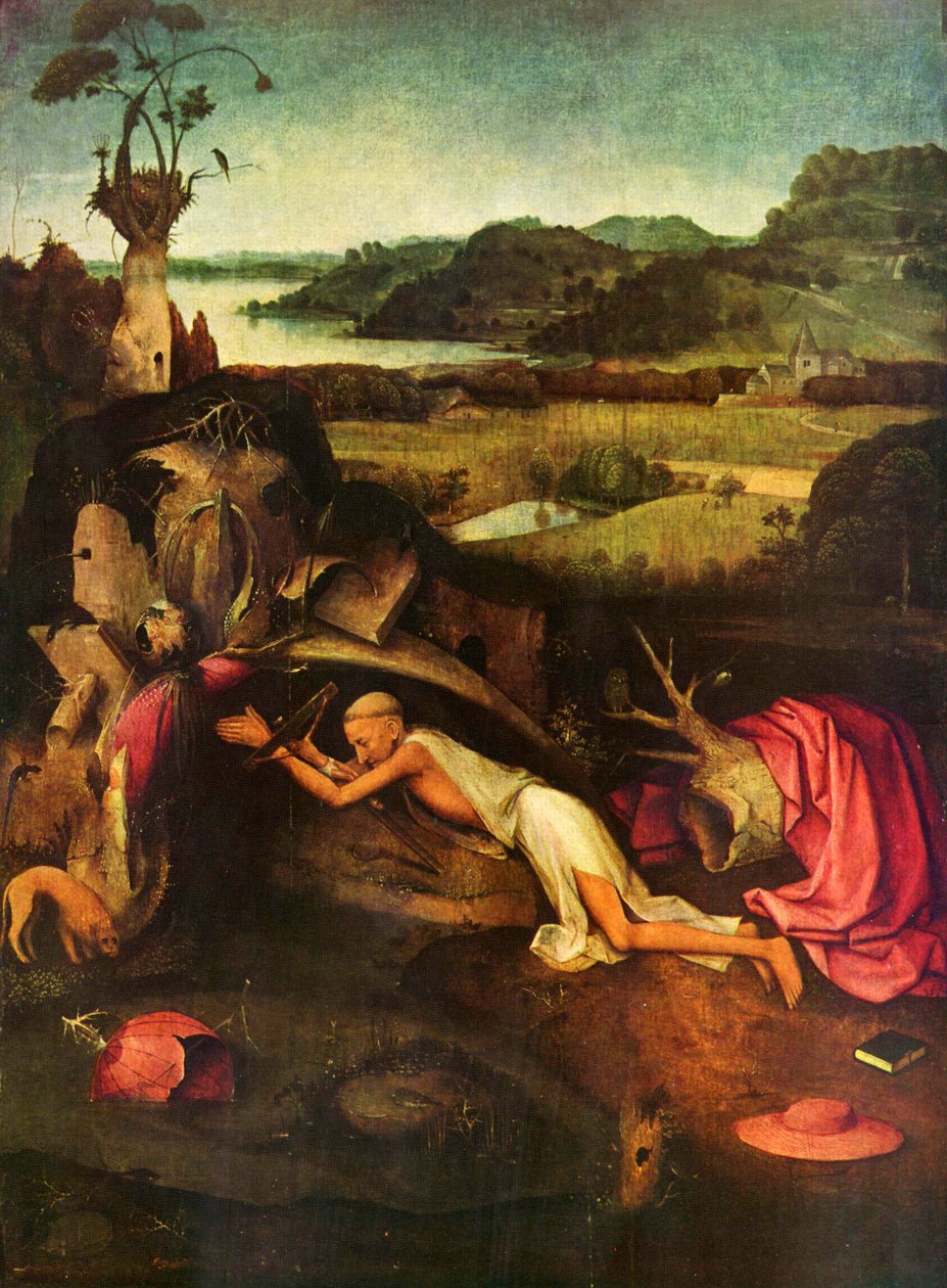Święty Hieronim autorstwa Hieronymus Bosch