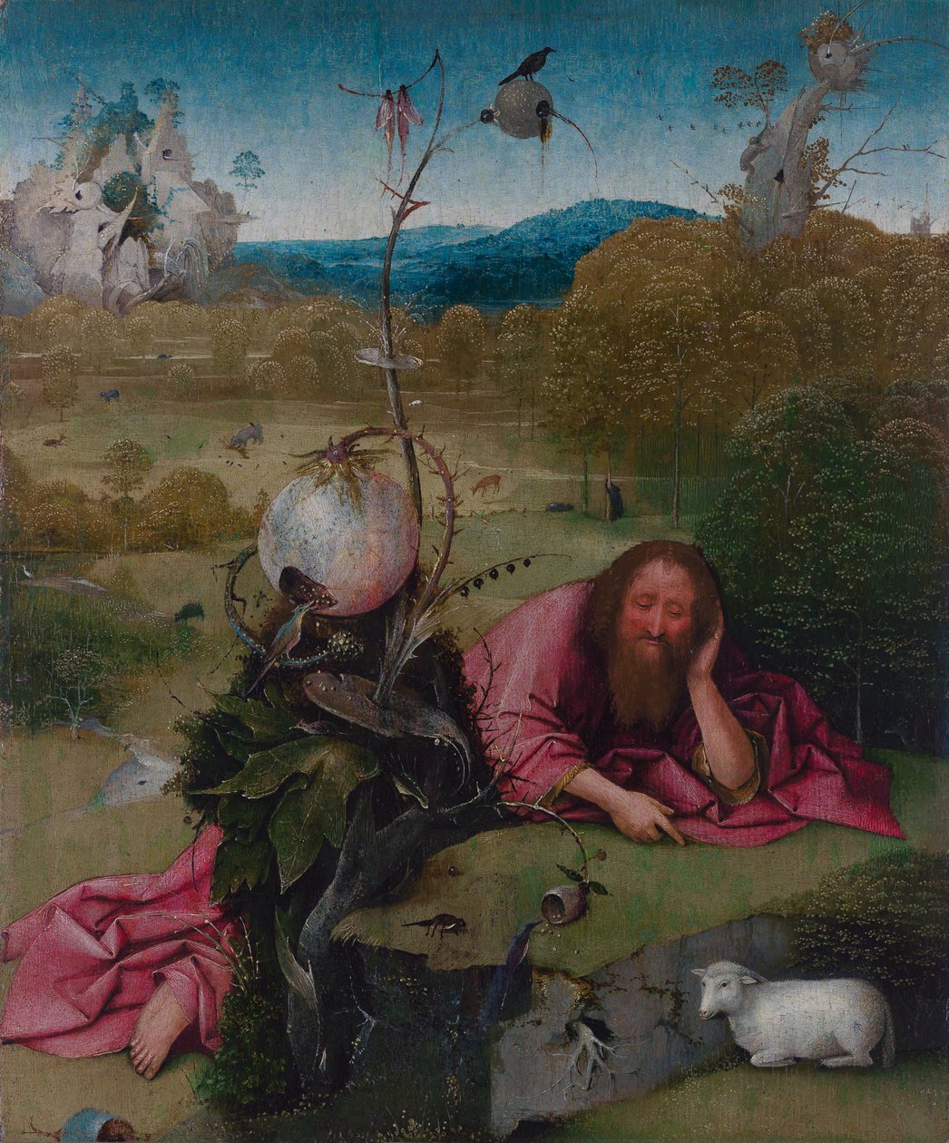 Św. Jan Chrzciciel na pustkowiu autorstwa Hieronymus Bosch
