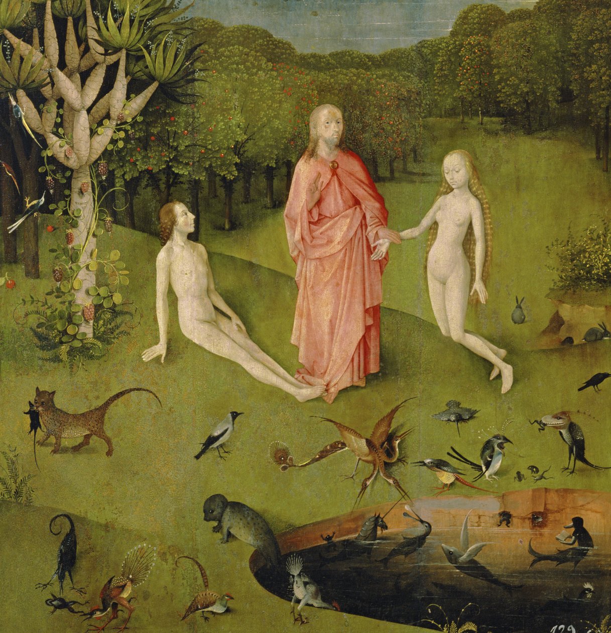 Ogród rozkoszy ziemskich, ok. 1500 (detal 3425) autorstwa Hieronymus Bosch