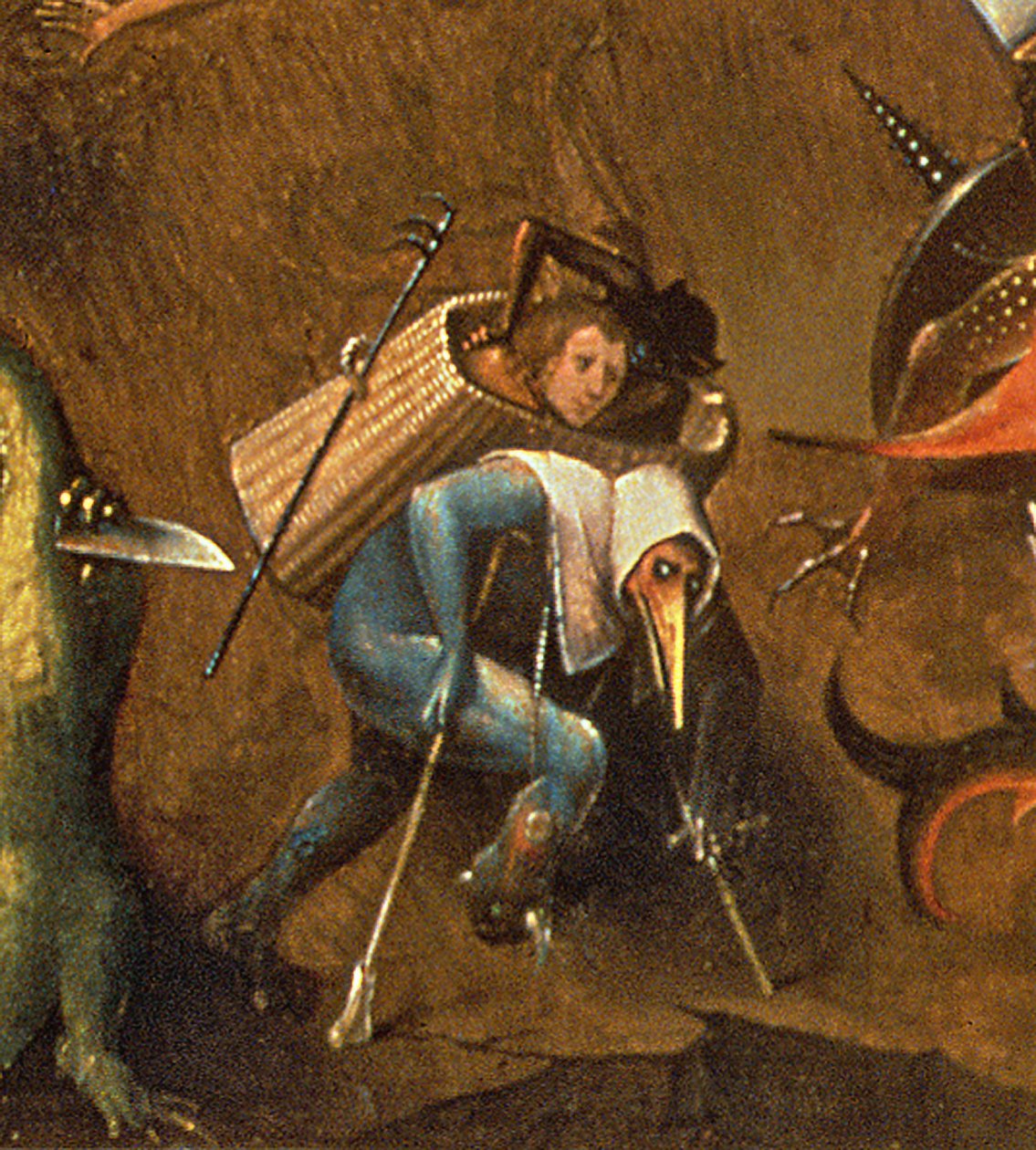 Olej Sądu Ostatecznego na detalu panelu z 29115 autorstwa Hieronymus Bosch