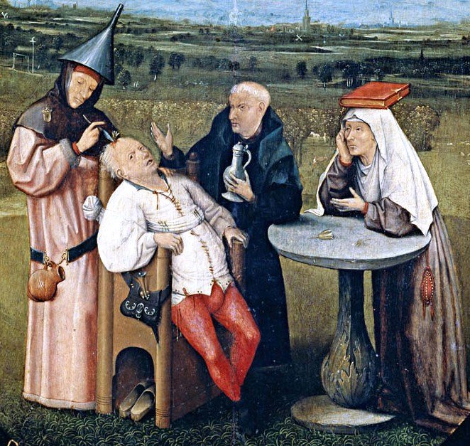 Cięcie kamienia autorstwa Hieronymus Bosch