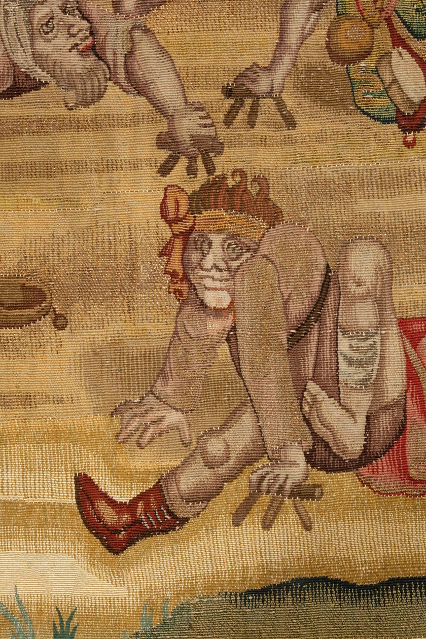 Gobelin inspirowany twórczością Hieronima Boscha, ok. 1560 r. (złoto, srebro, jedwab i wełna) autorstwa Hieronymus (after) Bosch