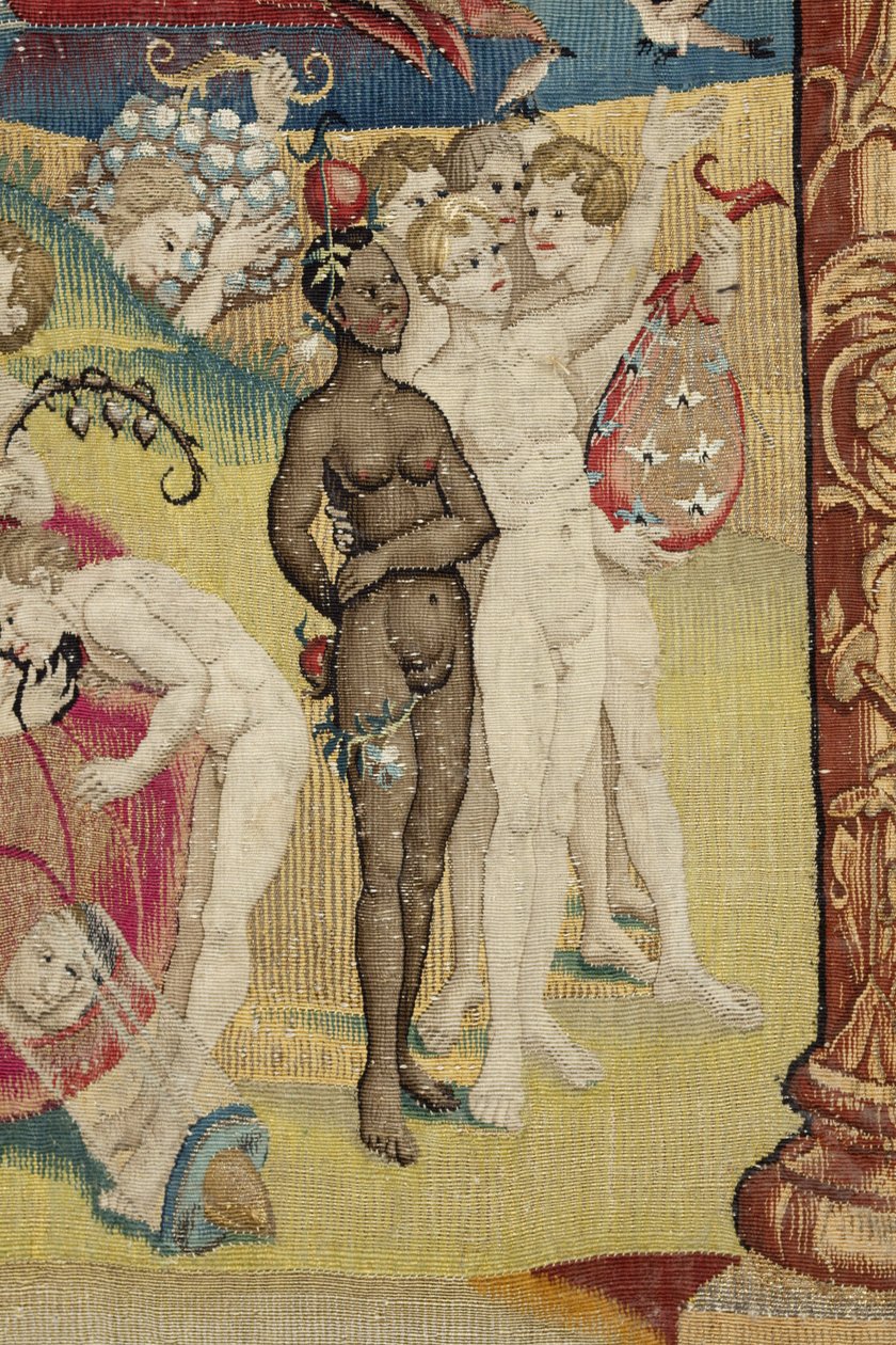 Ogród rozkoszy ziemskich. ok. 1560 (gobelin) autorstwa Hieronymus (after) Bosch
