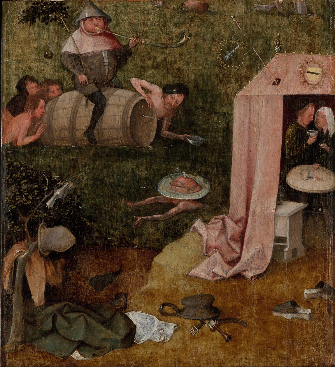 Alegoria nieumiarkowania autorstwa Hieronymus Bosch