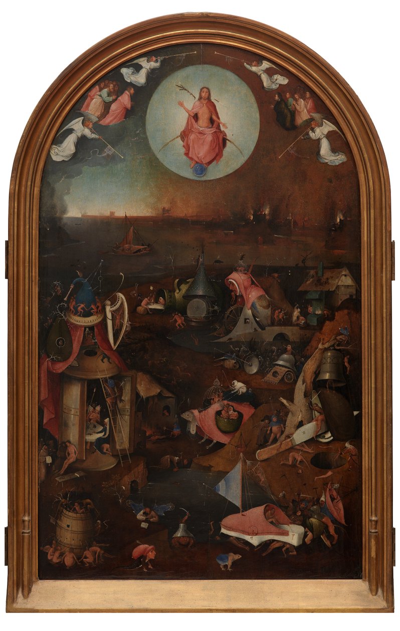 Centralny panel Sądu Ostatecznego (olej na desce) autorstwa Hieronymus Bosch