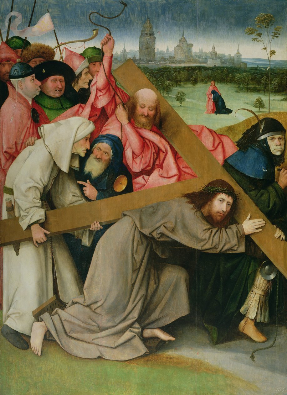 Chrystus niosący krzyż autorstwa Hieronymus Bosch