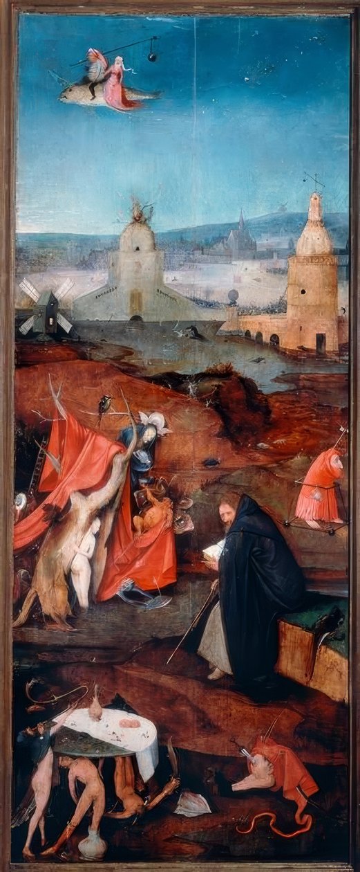 Św. Antoni w kontemplacji autorstwa Hieronymus Bosch