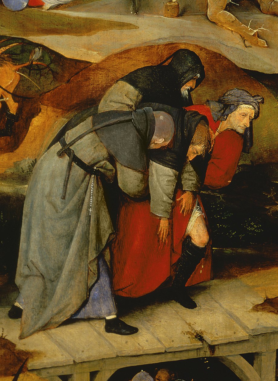 Fragment z Kuszenia św. Antoniego, ok. 1500 autorstwa Hieronymus Bosch