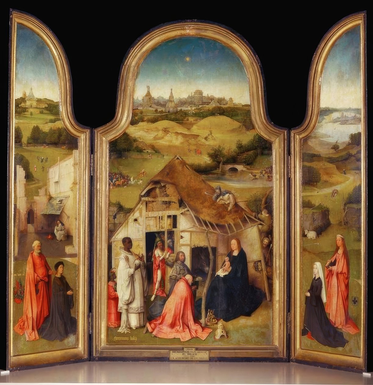 Adoracja Trzech Króli autorstwa Hieronymus Bosch