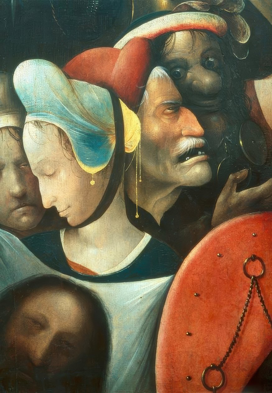 Niesienie krzyża autorstwa Hieronymus Bosch