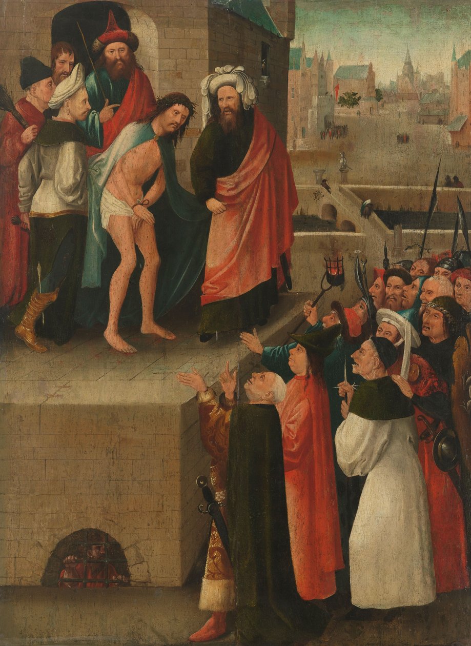Oto człowiek, ok. 1530-50 autorstwa Hieronymus Bosch