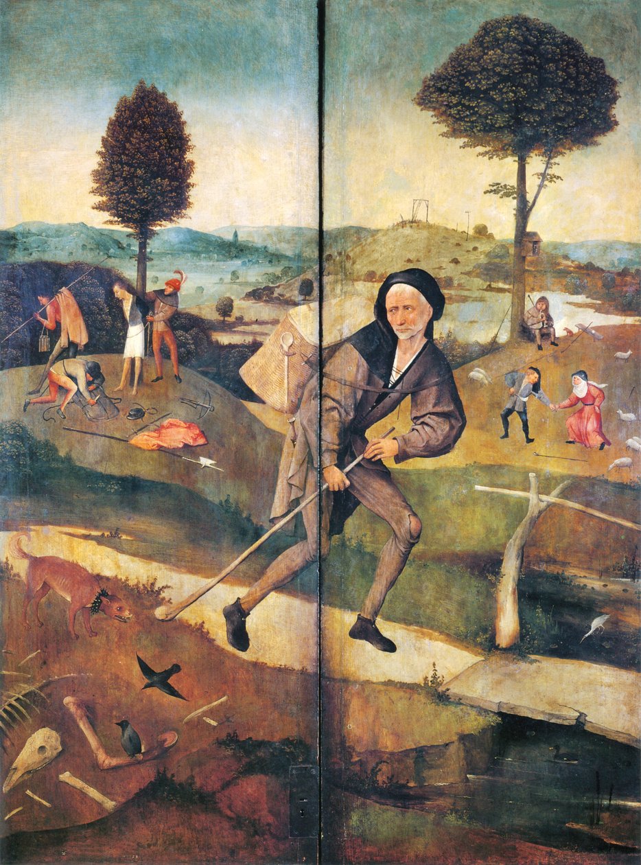 Wózek na siano autorstwa Hieronymus Bosch