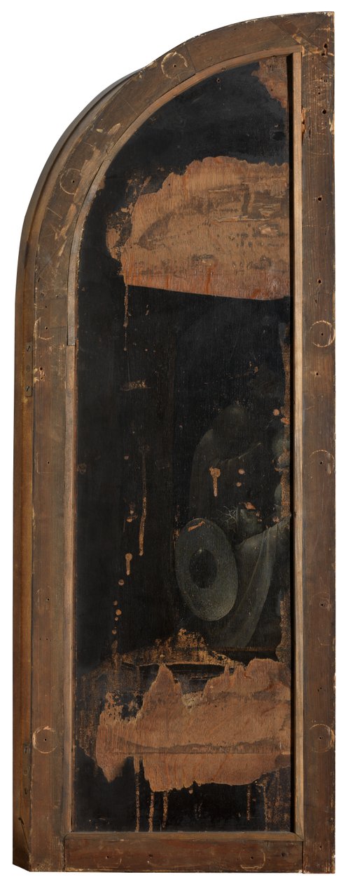 Zewnętrzna część Sądu Ostatecznego (olej na desce) autorstwa Hieronymus Bosch