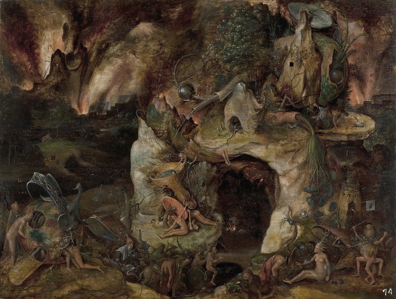 Piekielny krajobraz autorstwa Hieronymus Bosch