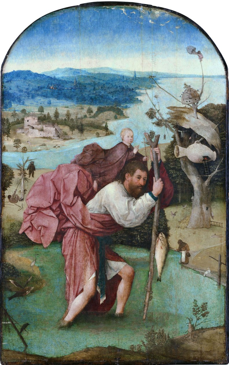 Święty Krzysztof autorstwa Hieronymus Bosch