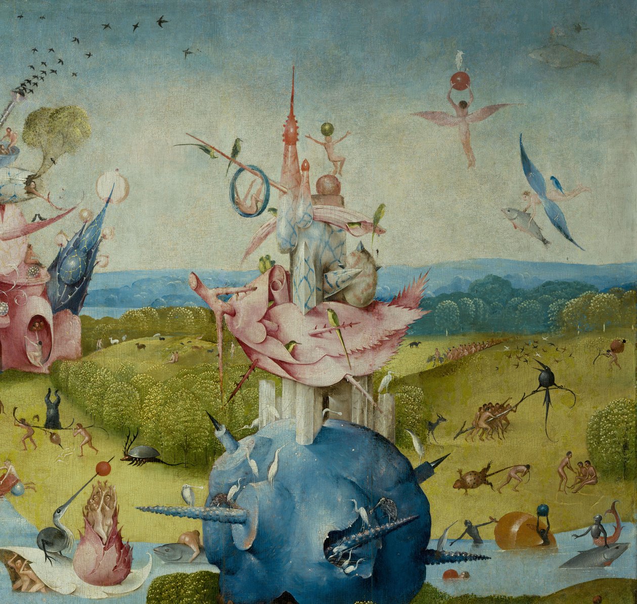 Ogród rozkoszy ziemskich, 1490-1500 autorstwa Hieronymus Bosch