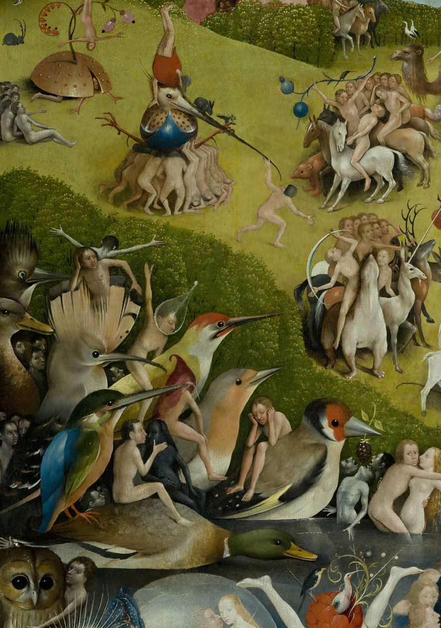 Ogród rozkoszy ziemskich, 1490-1500 autorstwa Hieronymus Bosch