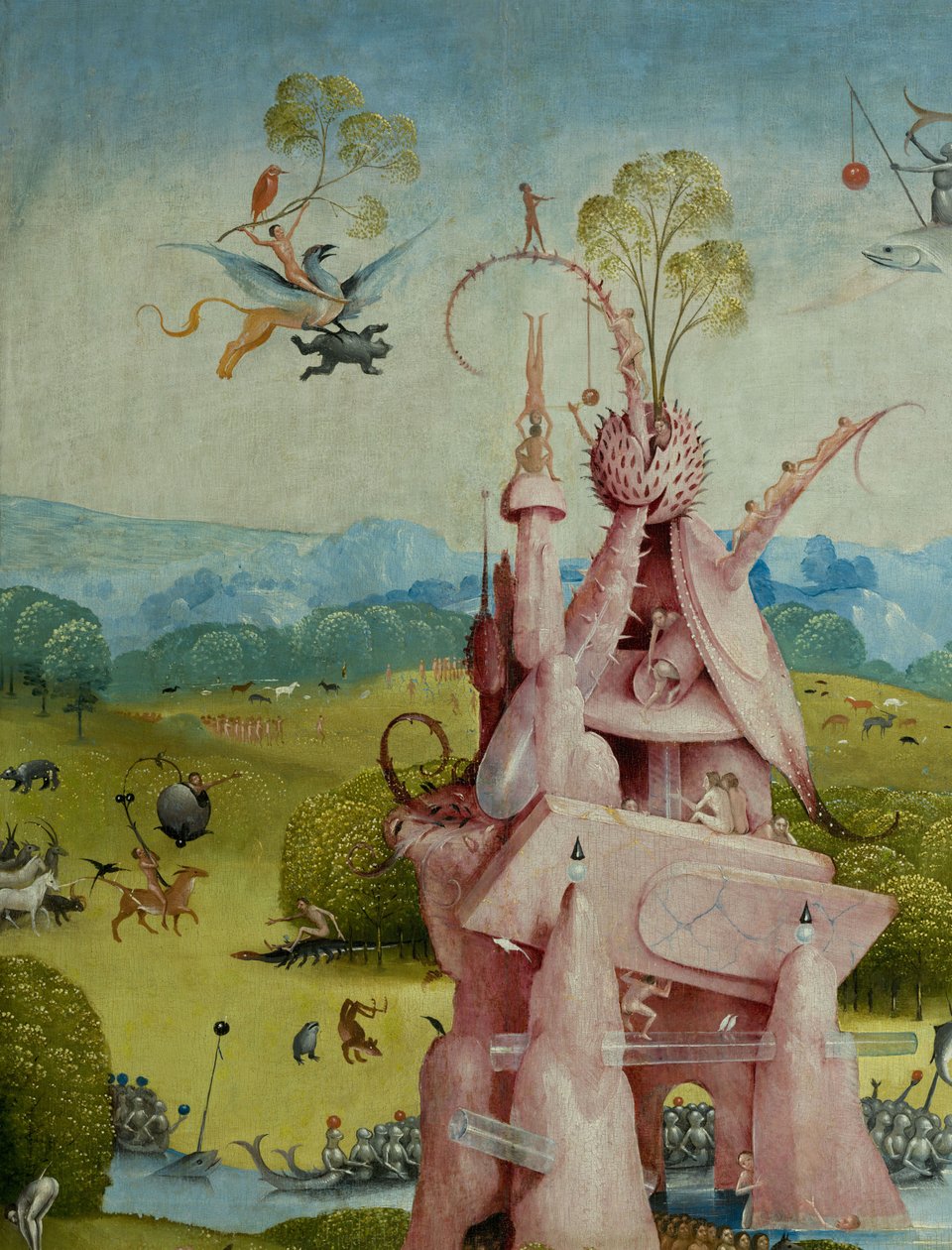 Ogród rozkoszy ziemskich, 1490-1500 autorstwa Hieronymus Bosch