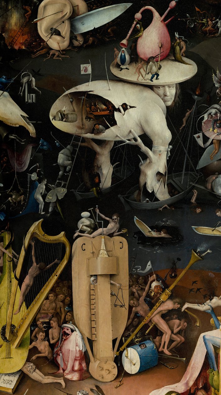 Ogród rozkoszy ziemskich, 1490-1500 autorstwa Hieronymus Bosch