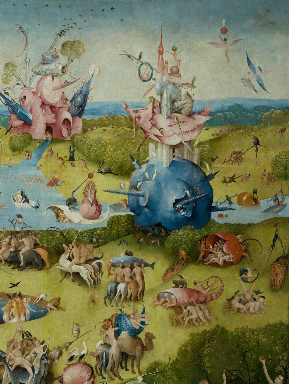 Ogród rozkoszy ziemskich, 1490-1500 autorstwa Hieronymus Bosch