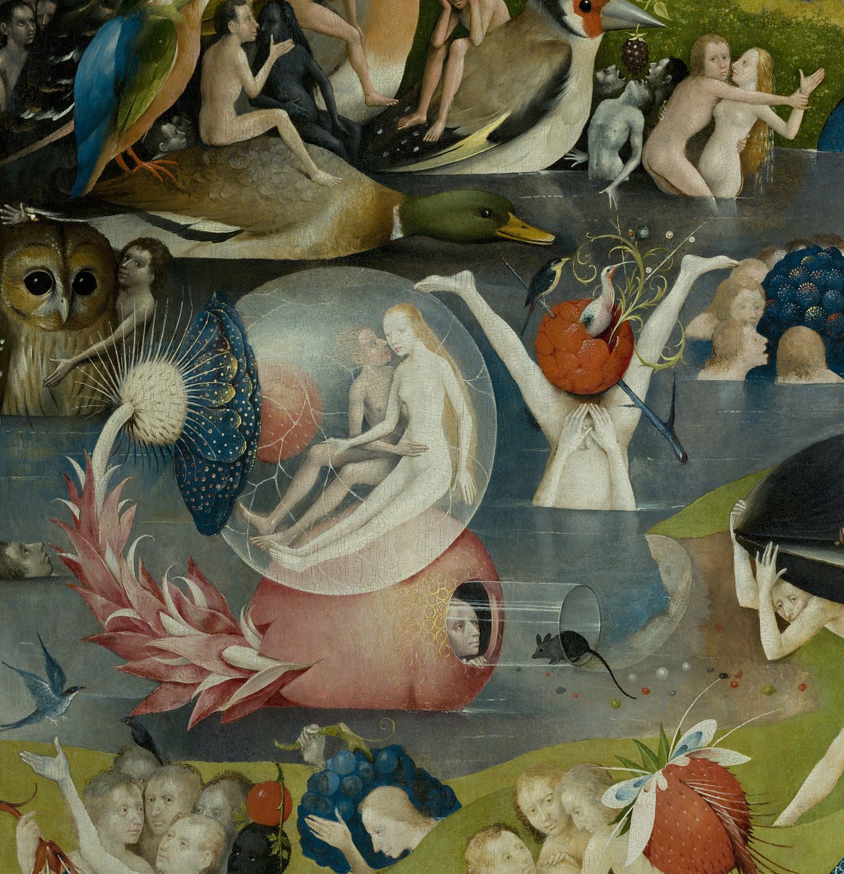 Ogród rozkoszy ziemskich, 1490-1500 autorstwa Hieronymus Bosch