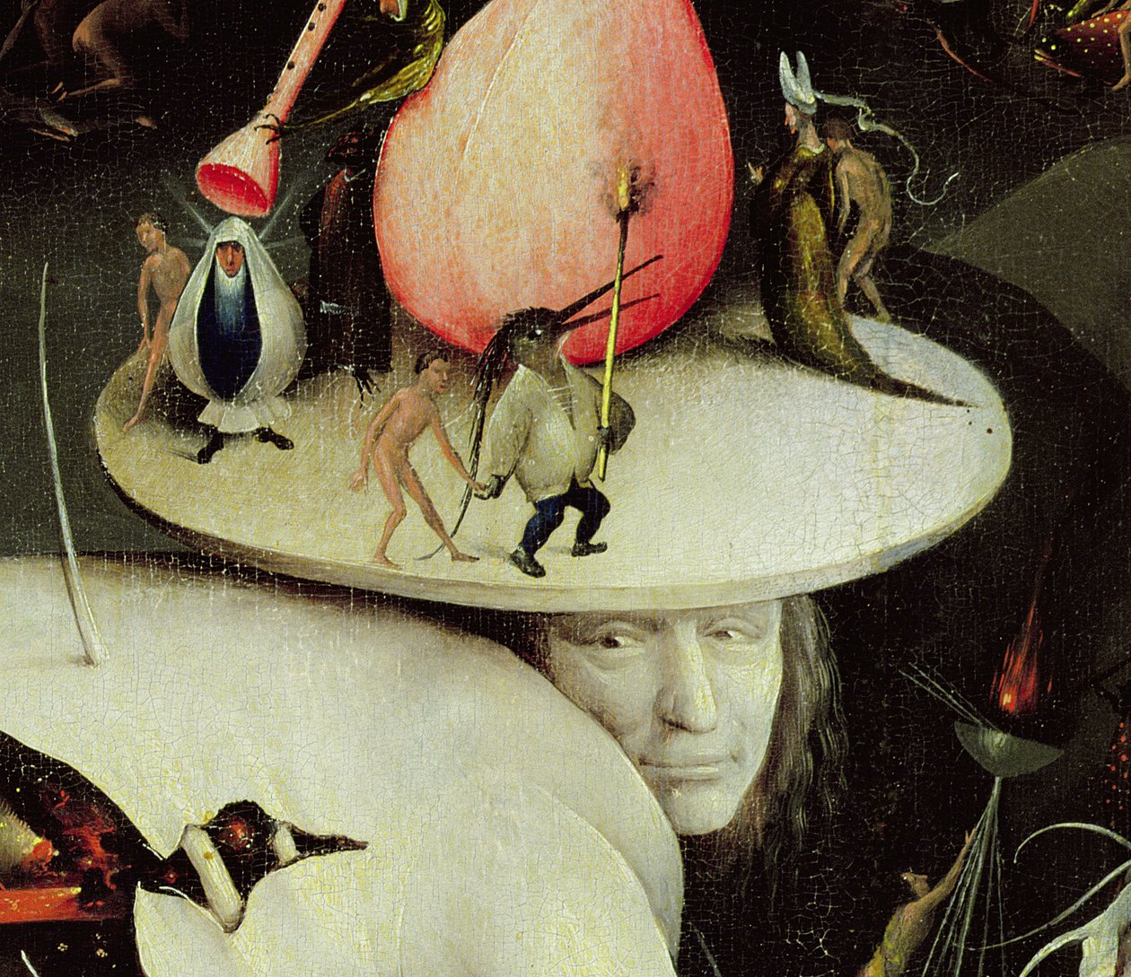Ogród rozkoszy ziemskich, ok. 1500 (detal z 3425) autorstwa Hieronymus Bosch