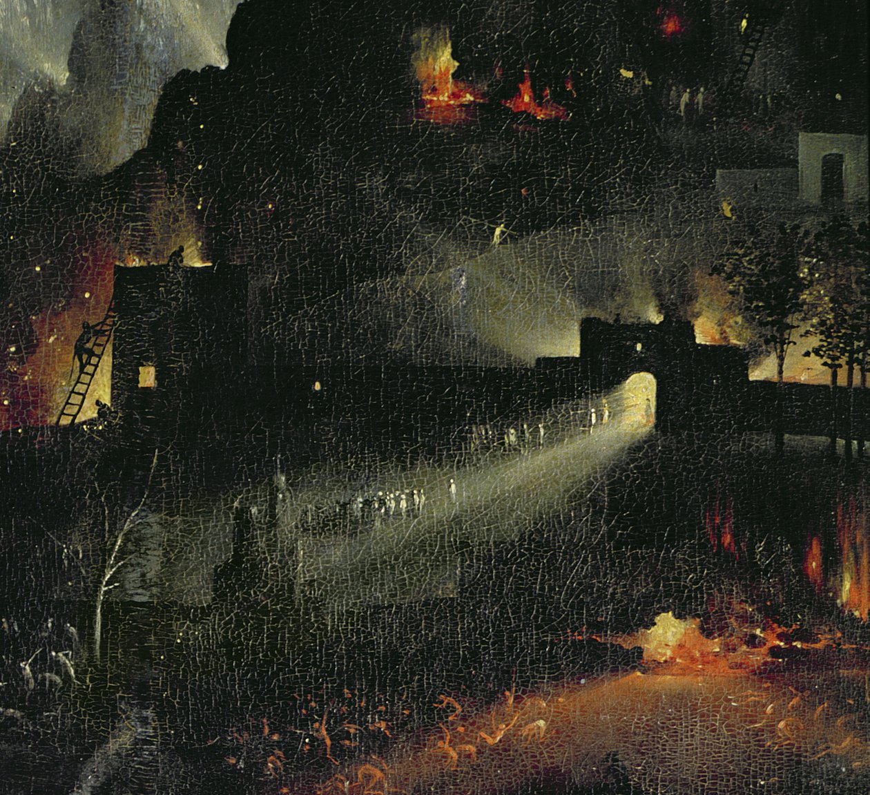 Ogród rozkoszy ziemskich, ok. 1500 (detal 3425) autorstwa Hieronymus Bosch