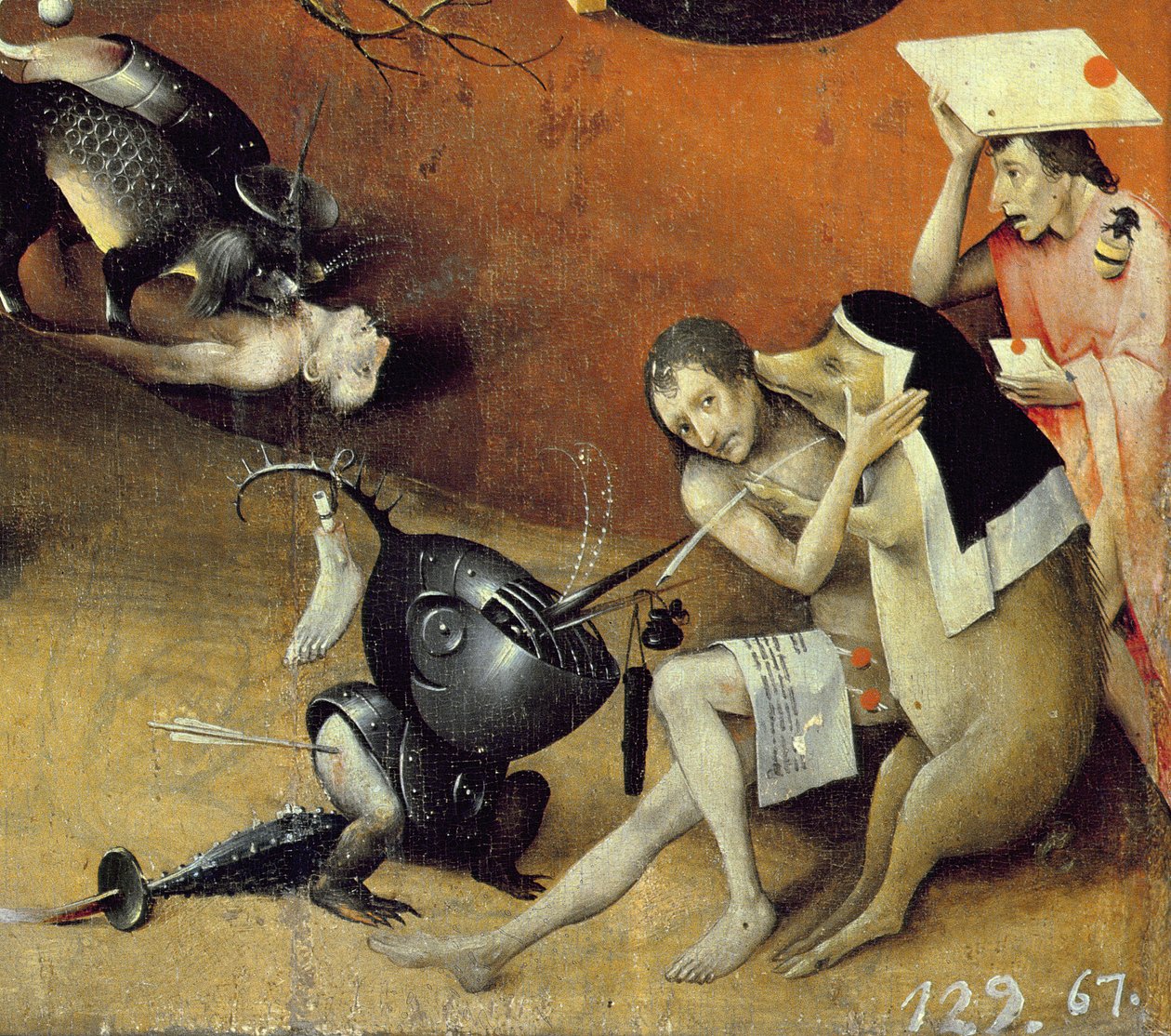 Ogród rozkoszy ziemskich, ok. 1500 (detal 3425) autorstwa Hieronymus Bosch