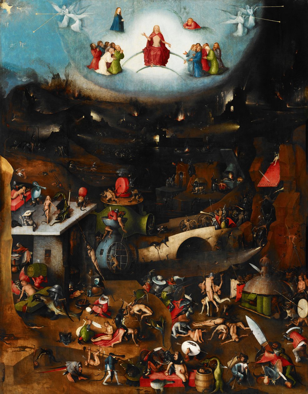 Sąd Ostateczny (panel centralny), ok. 1482-1515 autorstwa Hieronymus Bosch