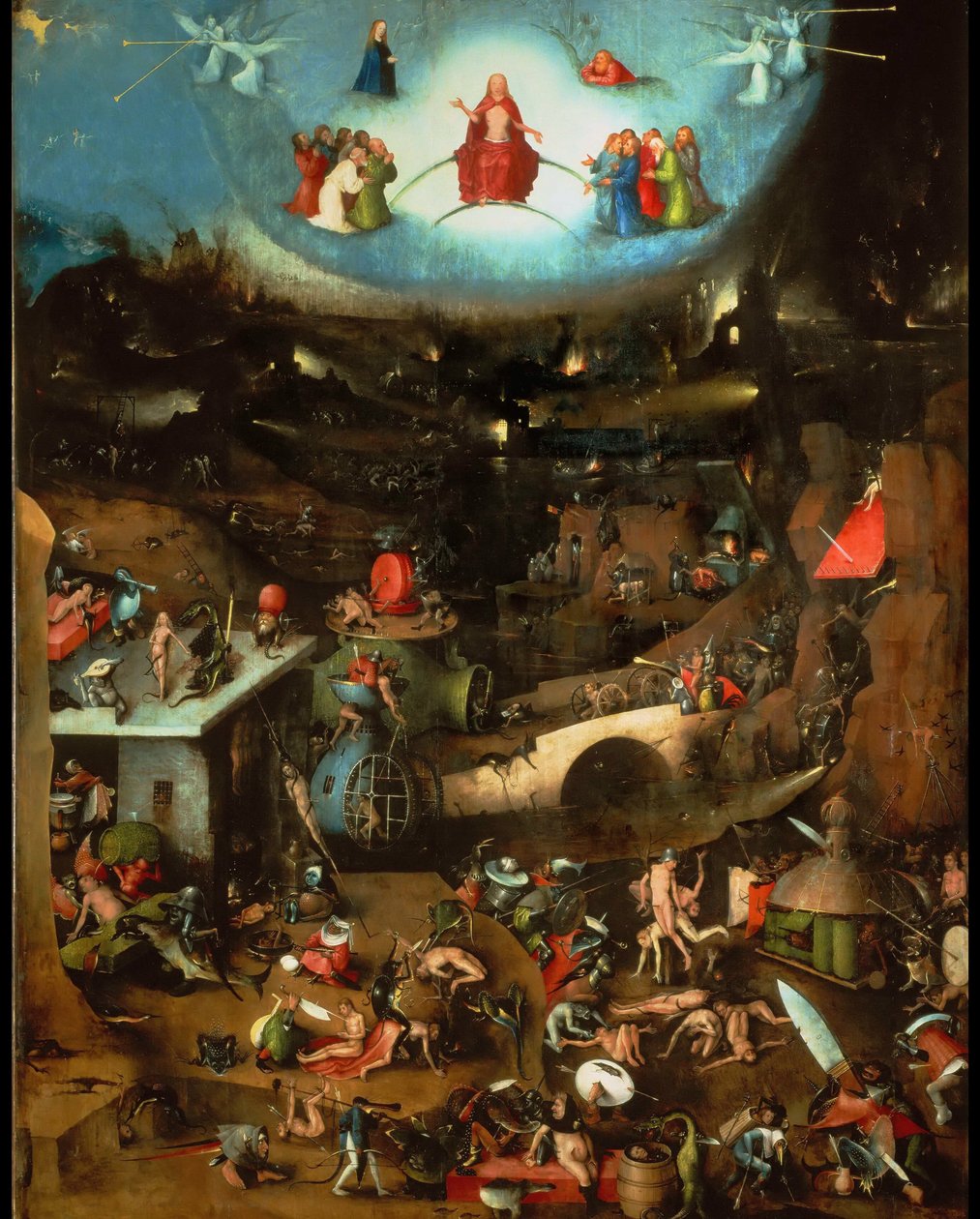 Tryptyk Sądu Ostatecznego, panel środkowy, ok. 1485. autorstwa Hieronymus Bosch