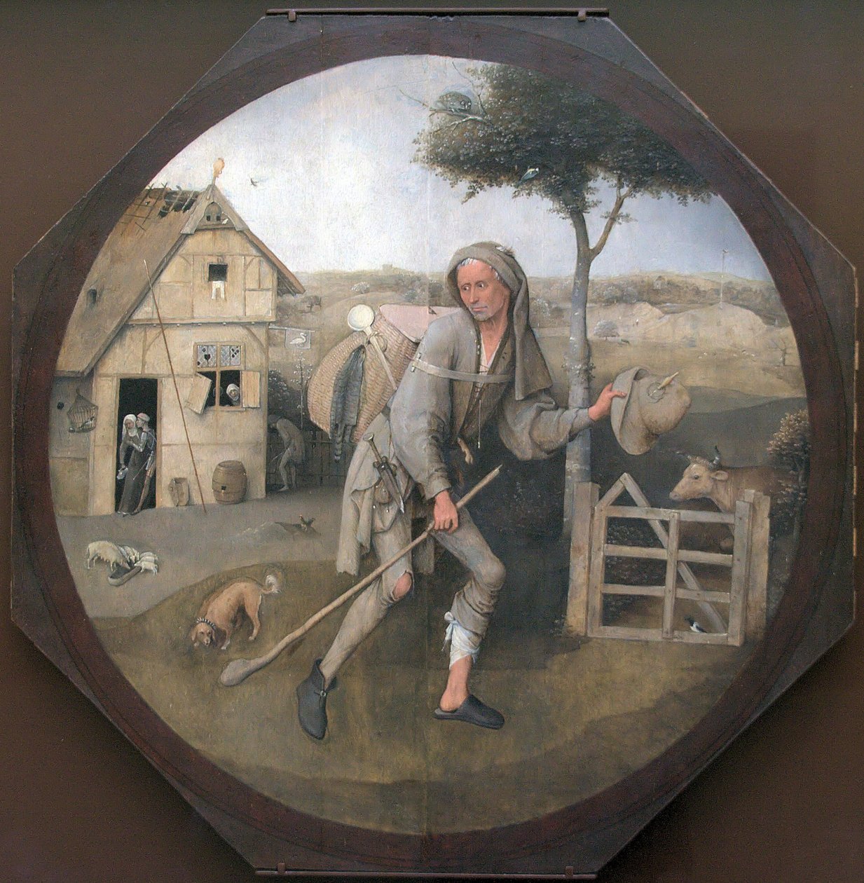 Handlarz Przypowieść o synu marnotrawnym autorstwa Hieronymus Bosch
