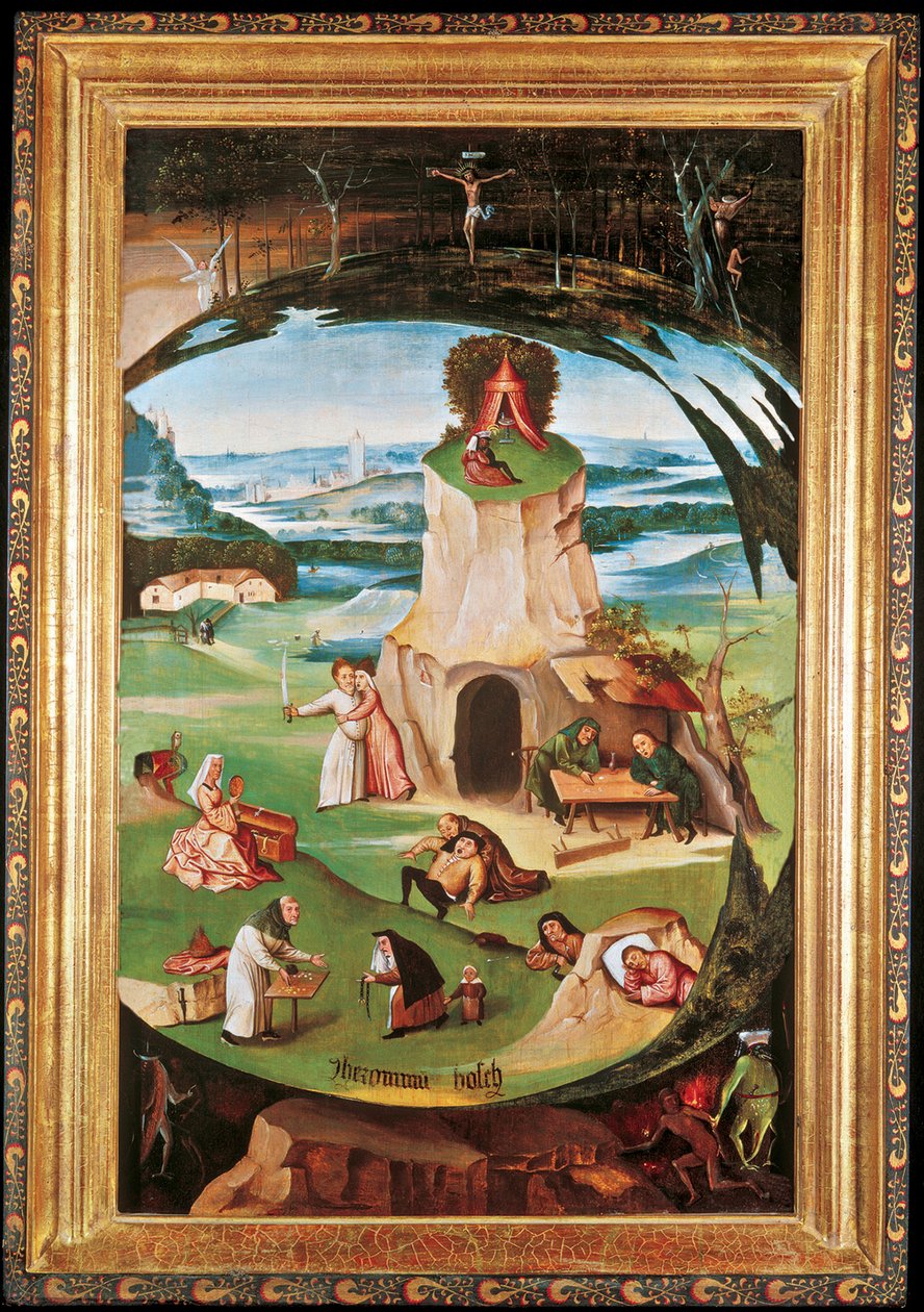 Siedem grzechów głównych autorstwa Hieronymus Bosch